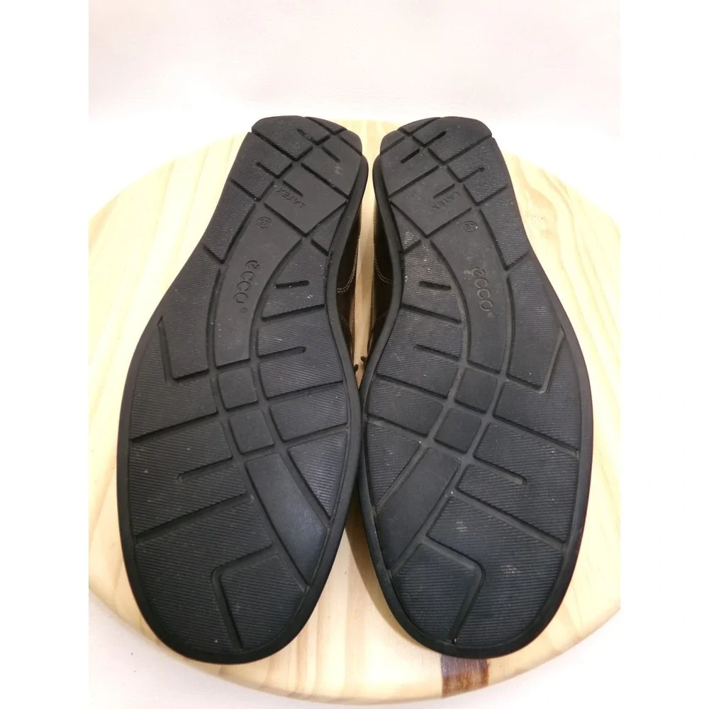 ECCO Leather Driving Shoes Loafers Mens Brown‎ Size 45 / US 11 - 11.5 Moccasins